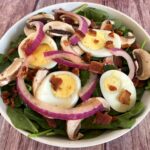 Spinach Salad with Warm Bacon Dressing