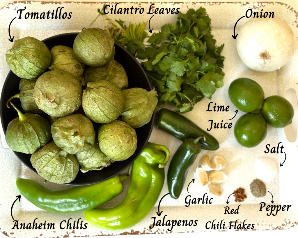 Salsa Verde Ingredients