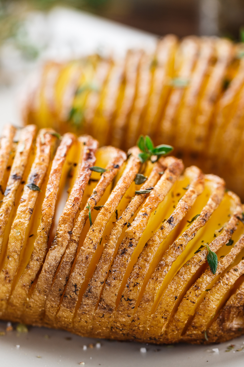 Hasselback Potatoes with herbs