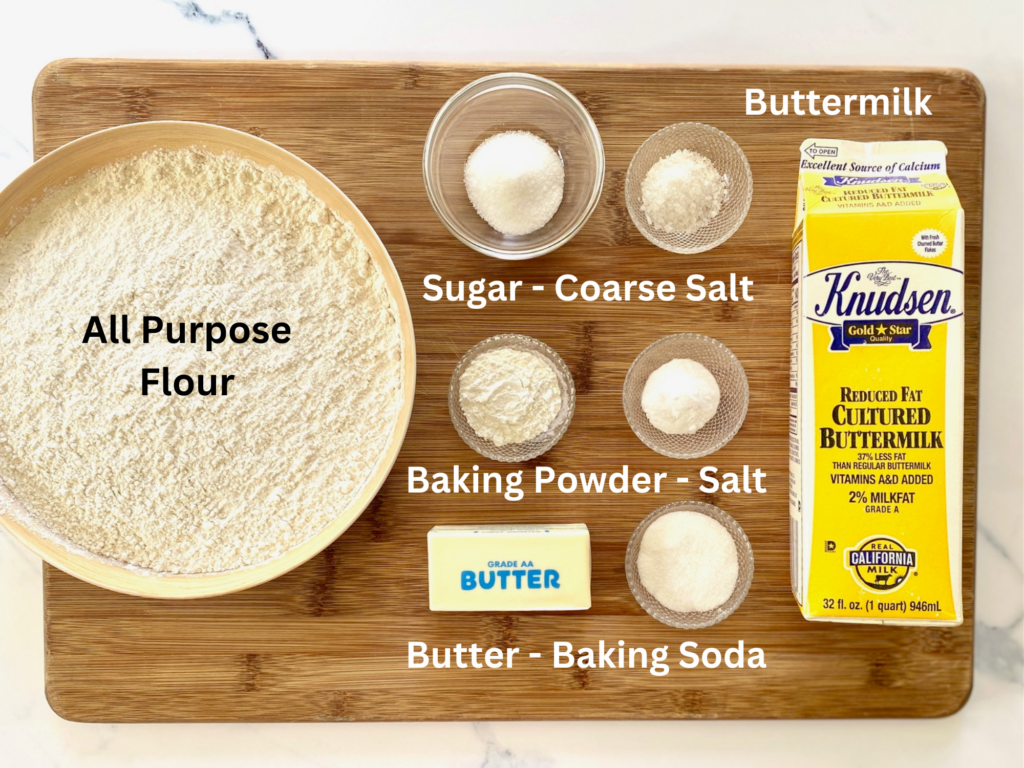 Ingredients for Irish Bread